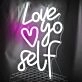 Love Yourself Neon Sign to Light Up Your Room