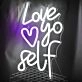 Love Yourself Neon Sign to Light Up Your Room