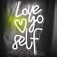 Love Yourself Neon Sign to Light Up Your Room