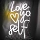 Love Yourself Neon Sign to Light Up Your Room