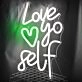 Love Yourself Neon Sign to Light Up Your Room