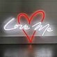 Heart Love You Wedding Neon Sign