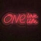One Love One Life Wedding Neon Sign