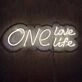 One Love One Life Wedding Neon Sign