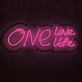 One Love One Life Wedding Neon Sign