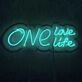One Love One Life Wedding Neon Sign