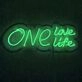 One Love One Life Wedding Neon Sign