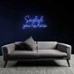 Warm Welcome So Glad You're Here Neon Sign