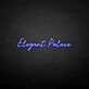 'Elegant Palace' neon sign