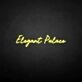 'Elegant Palace' neon sign