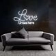 Nurturing Love Grows Here Neon Sign