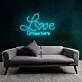 Nurturing Love Grows Here Neon Sign