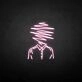 'Line people' neon sign