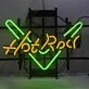 Hot Rock Cool Iron Frame Neon Sign