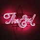 The End Dramatic Iron Frame Neon Sign
