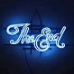The End Dramatic Iron Frame Neon Sign