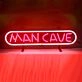 MAN CAVE Rugged Iron Frame Neon Sign