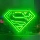 Superman Diamond Iconic Iron Frame Neon Sign