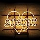 SUCKER Heart-shaped Fun Iron Frame Neon Sign