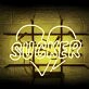 SUCKER Heart-shaped Fun Iron Frame Neon Sign