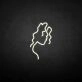 Curly hair' neon sign