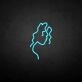 Curly hair' neon sign