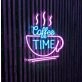 Customize Coffee Time Cozy Neon Sign