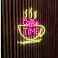 Customize Coffee Time Cozy Neon Sign
