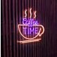 Customize Coffee Time Cozy Neon Sign