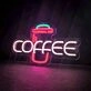 Customize Coffee Bold Neon Sign