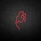 Curly hair' neon sign
