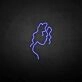 Curly hair' neon sign