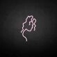 Curly hair' neon sign