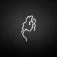 Curly hair' neon sign
