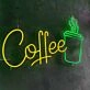 Customize Coffee Cup Classic Neon Sign