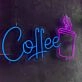 Customize Coffee Cup Classic Neon Sign