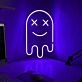 Spooky Ghost Game Neon Sign