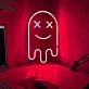 Spooky Ghost Game Neon Sign