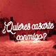 Romantic Quieres Casarte Conmigo? Will You Marry Me Neon Sign