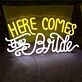 Here Comes the Bride LED Neon Sign
