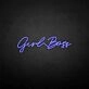 'Girl boss' neon sign