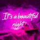 It's a Beautiful Night Marriage Room Wall Neon Sign
