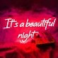 It's a Beautiful Night Marriage Room Wall Neon Sign