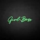 'Girl boss' neon sign
