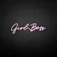 'Girl boss' neon sign