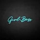 'Girl boss' neon sign