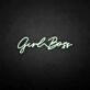 'Girl boss' neon sign