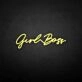'Girl boss' neon sign