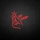 'Oh snap' neon sign