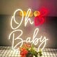 Oh Baby Heart Neon Sign